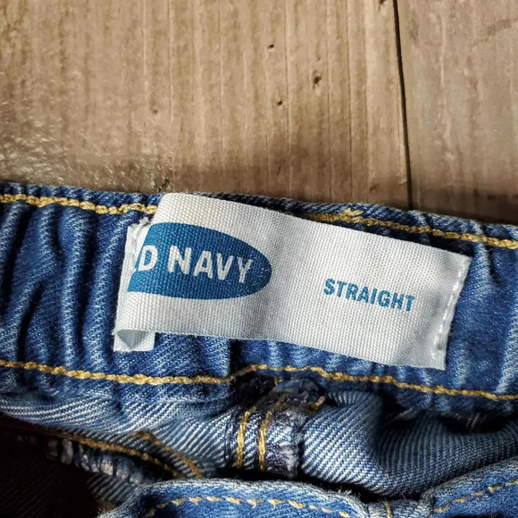 Old Navy Straight Blue Medium Wash Denim Jeans Boys Size 18-24m GUC - Picture 2 of 10